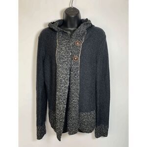 Bob Timberland Heavy Knit Hoodie Cardigan